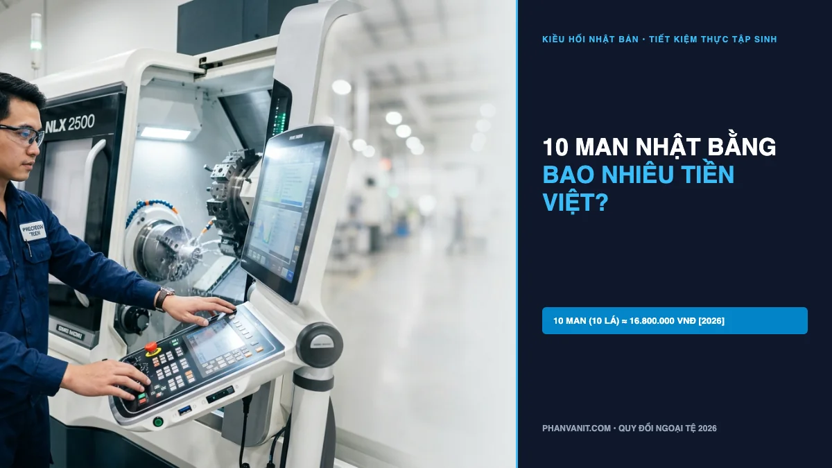 10 Man Bằng Bao Nhiêu Tiền Việt Hôm Nay? Bảng Quy Đổi 10 Lá Yên Nhật Sang VNĐ