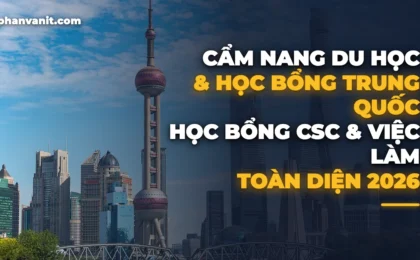 Cẩm Nang Du Học, Học Bổng Toàn Phần CSC & Việc Làm Trung Quốc 2026 Toàn Diện Từ A-Z