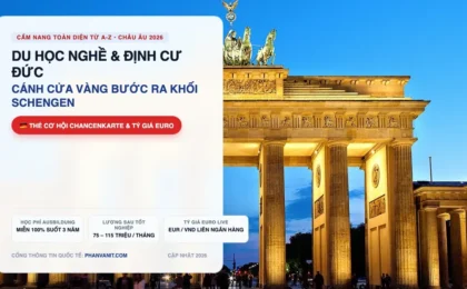 Cẩm Nang Du Học Nghề, Lao Động Tay Nghề Cao & Định Cư Đức 2026 Toàn Diện