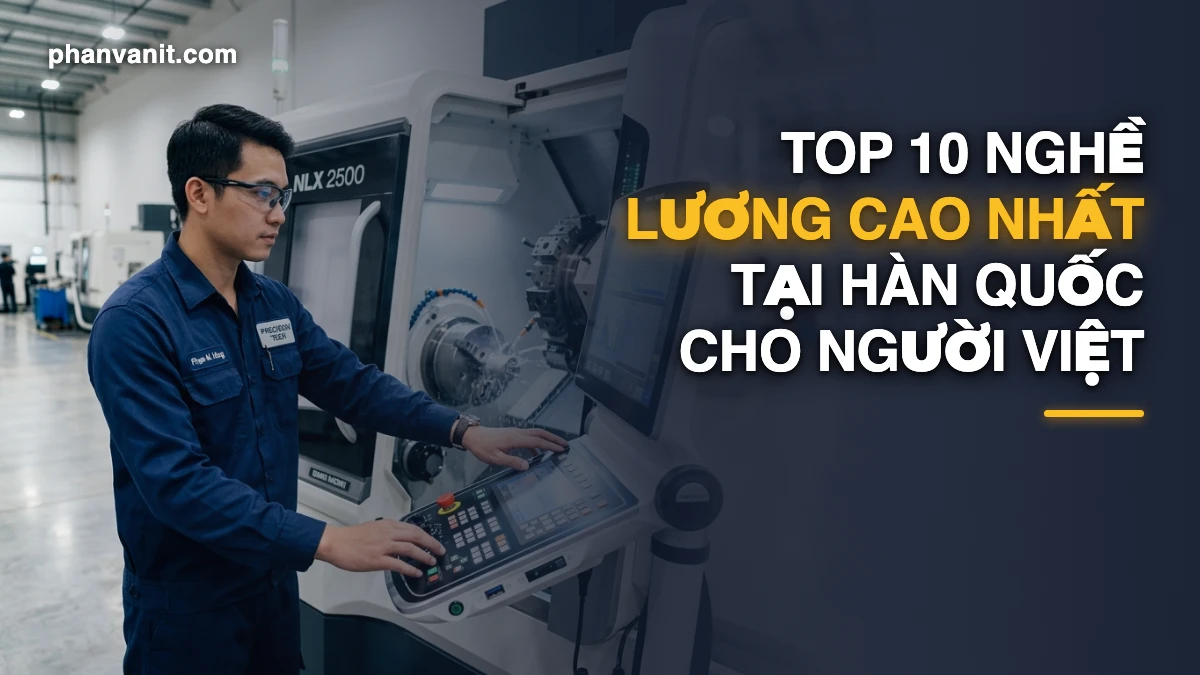 Top 10 Nghề Lương Cao Nhất Ở Hàn Quốc Cho Người Lao Động Việt Nam [2026]