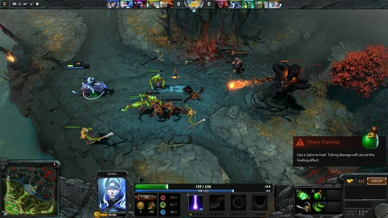 Tùy chỉnh đồ họa chi tiết và thiết lập lệnh console tăng FPS trong Dota 2