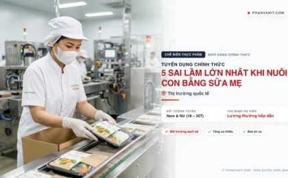 5 Sai lầm lớn nhất khi nuôi con bằng sữa mẹ