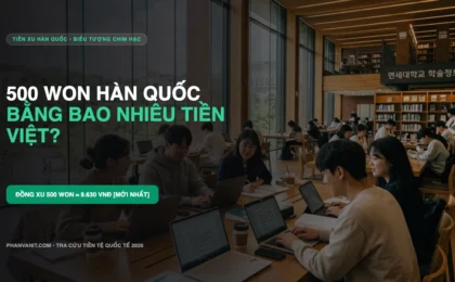 500 Won Bằng Bao Nhiêu Tiền Việt? Giá Trị Đồng Xu Hàn Quốc & Cách Đổi Tiền Lẻ