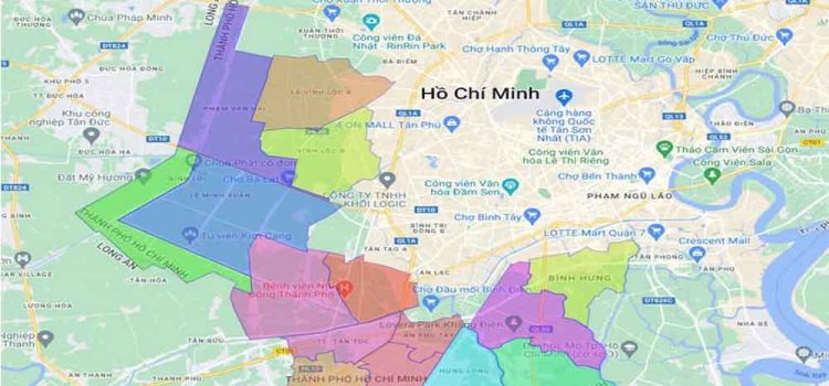 Bản đồ Thành phố Hồ Chí Minh