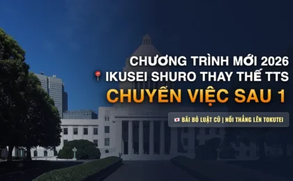 Chương Trình Ikusei Shuro (Đào Tạo – Việc Làm) Là Gì? Thay Thế TTS Ra Sao?