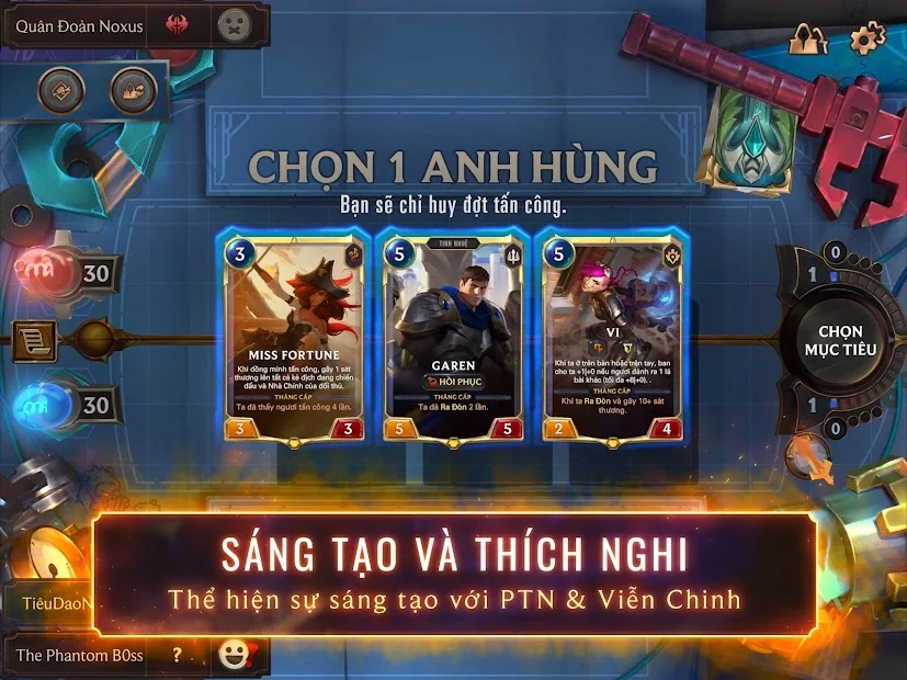Nhận thưởng Xu Vàng và Mảnh Thẻ Bài Tướng thành công