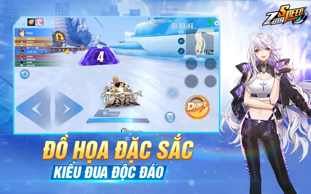 Nhận thưởng Kim Cương và xe đua cấp A thành công trong ZingSpeed