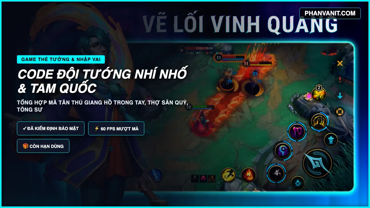 Tổng Hợp Code Game Mới Nhất 2026: Trọn Bộ Giftcode Tân Thủ & Sự Kiện Đang Hot Trên Mobile & Roblox (Cập Nhật Hôm Nay) 3 Danh sách giftcode các game thẻ tướng nhập vai mobile và tiên kiếm hiệp hot 2026