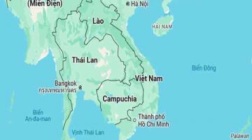 Diện tích Thái Lan so với Việt Nam