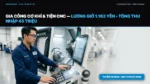 Đơn hàng Gia công cơ khí & Tiện CNC tại Kanagawa Nhật Bản tuyển 10 Nam 2026