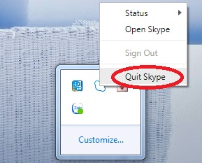 Khắc phục lỗi không đăng nhập skype được