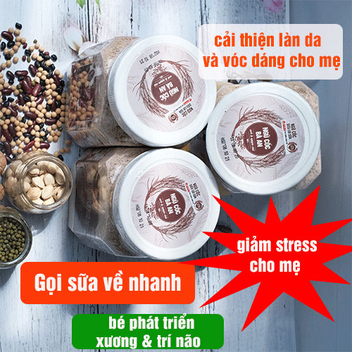 ngũ cốc lợi sữa giảm cân bà an