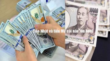 Tiền Nhật và tiền Mỹ cái nào lớn hơn