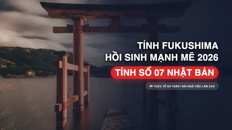 Tỉnh Fukushima Số Mấy? Đời Sống Thực Tế Sau Tái Thiết & Cơ Hội Việc Làm Tỉnh Số 07