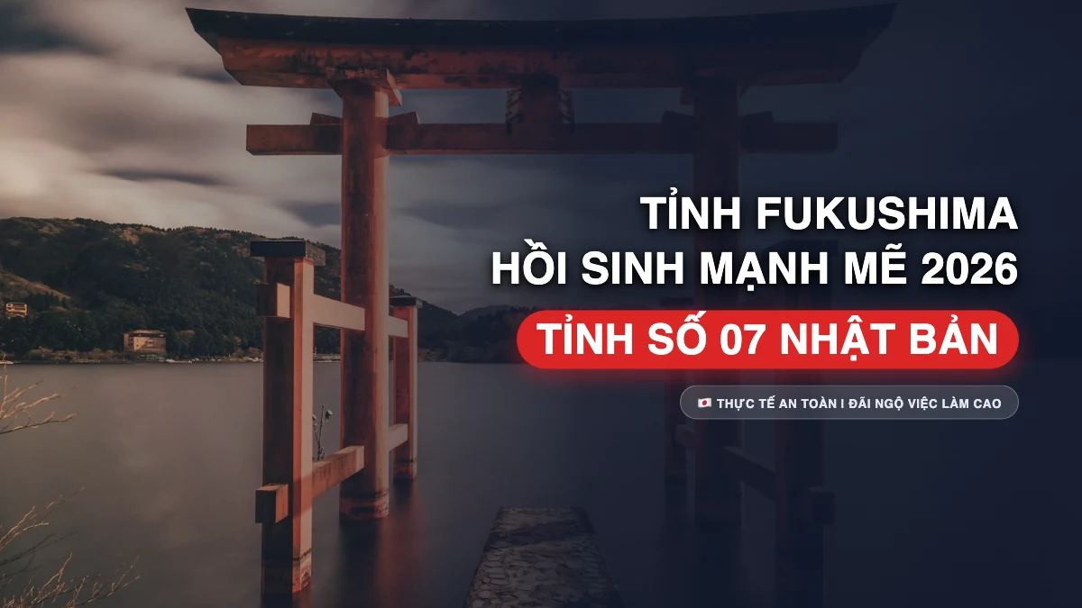 Tỉnh Fukushima Số Mấy? Đời Sống Thực Tế Sau Tái Thiết & Cơ Hội Việc Làm Tỉnh Số 07
