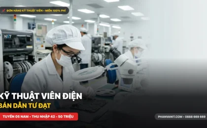 Tuyển 05 Kỹ thuật viên Điện & Tự động hóa nhà máy bán dẫn Tư Đạt Đài Loan 2026